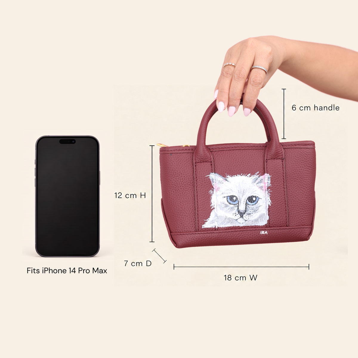 The Muse Bag: Custom Hand-painted Pet Portrait