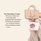 The Muse Bag: Custom Hand-painted Pet Portrait