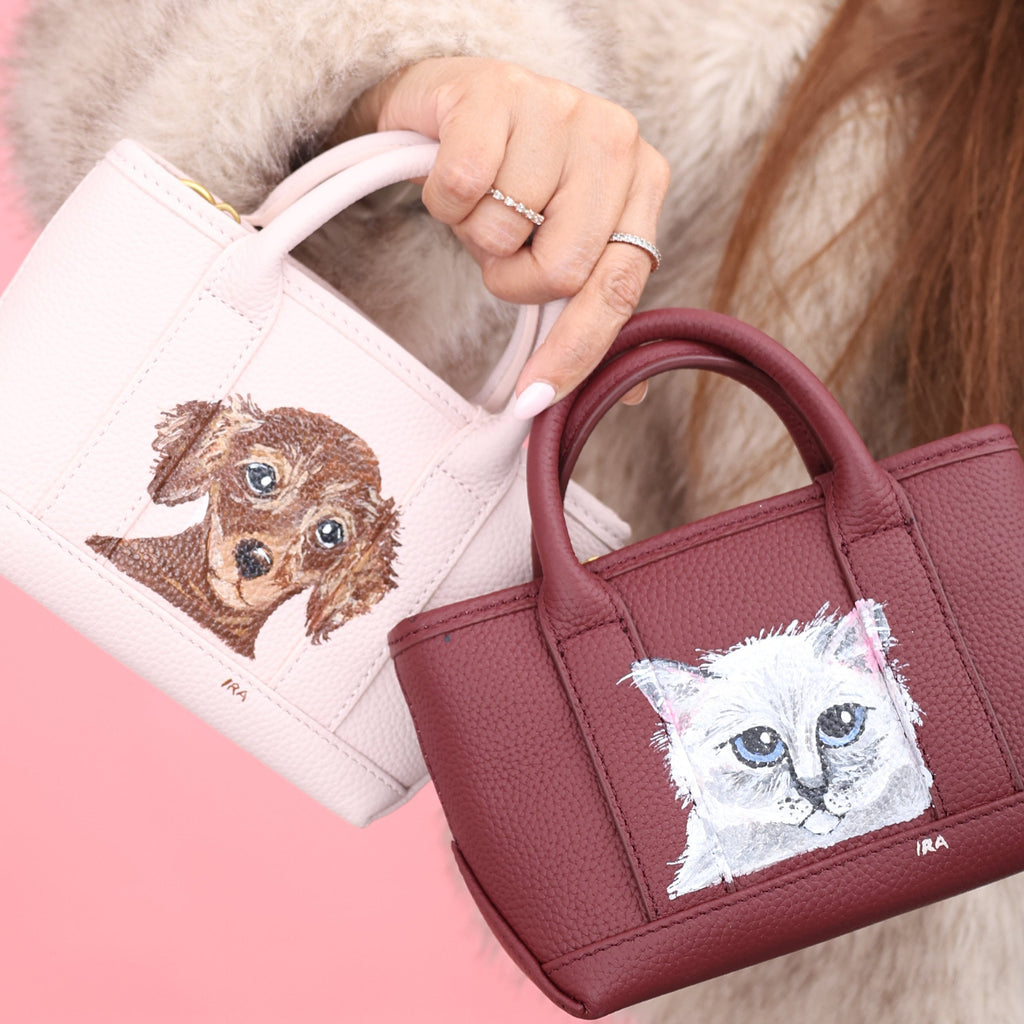 The Muse Bag: Custom Hand-painted Pet Portrait